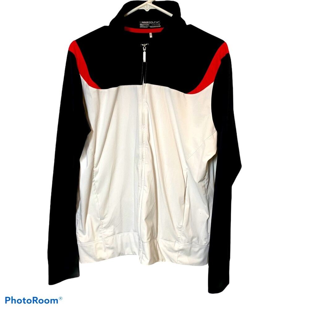 Nike Boys Size Extra Large Golf Jacket Dry Fit Full-Zip w pockets 16-18 boys